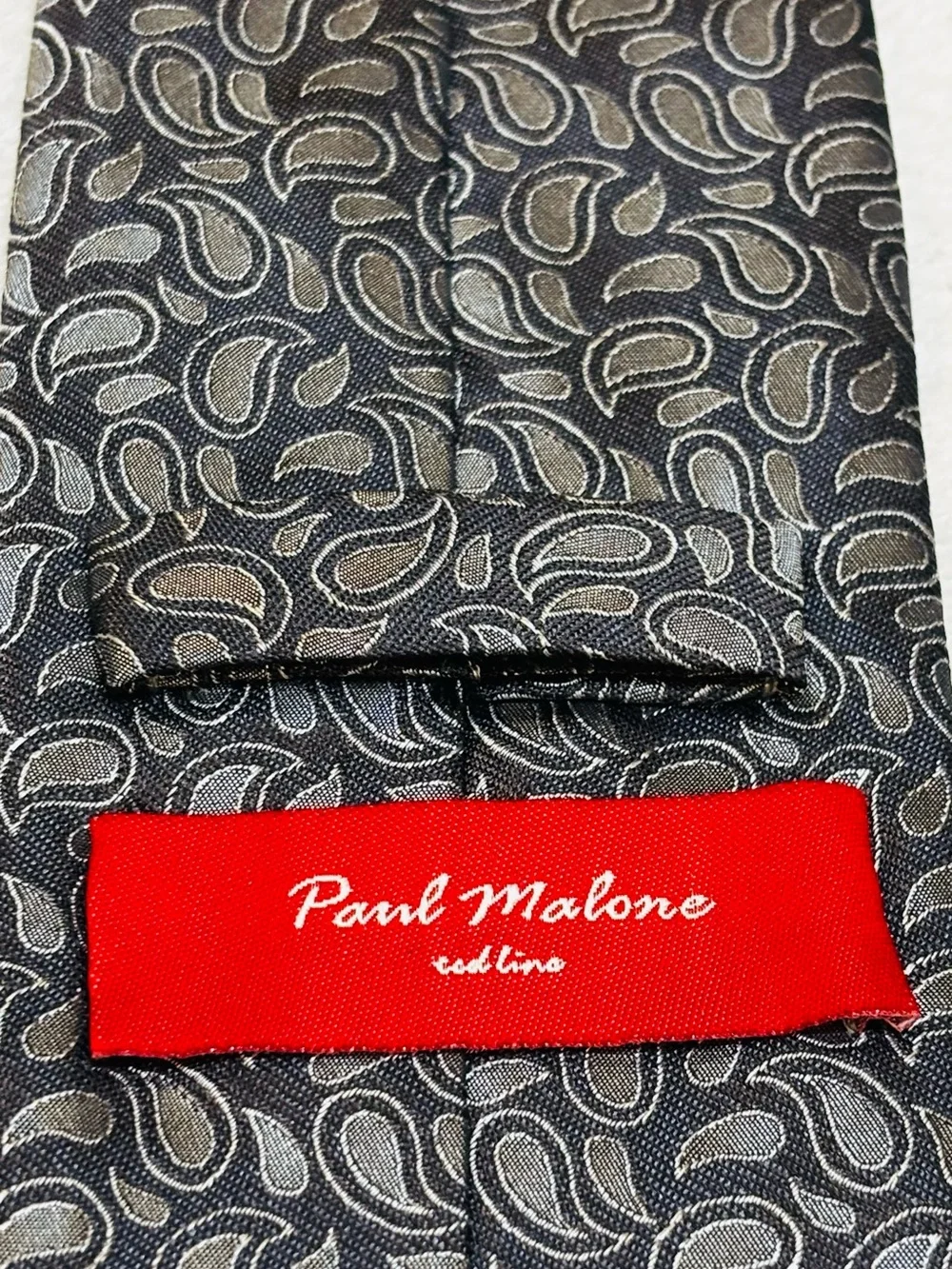 Brand New High Quality Seven Fold Designer Tie By Paul Malone / Palm Beach